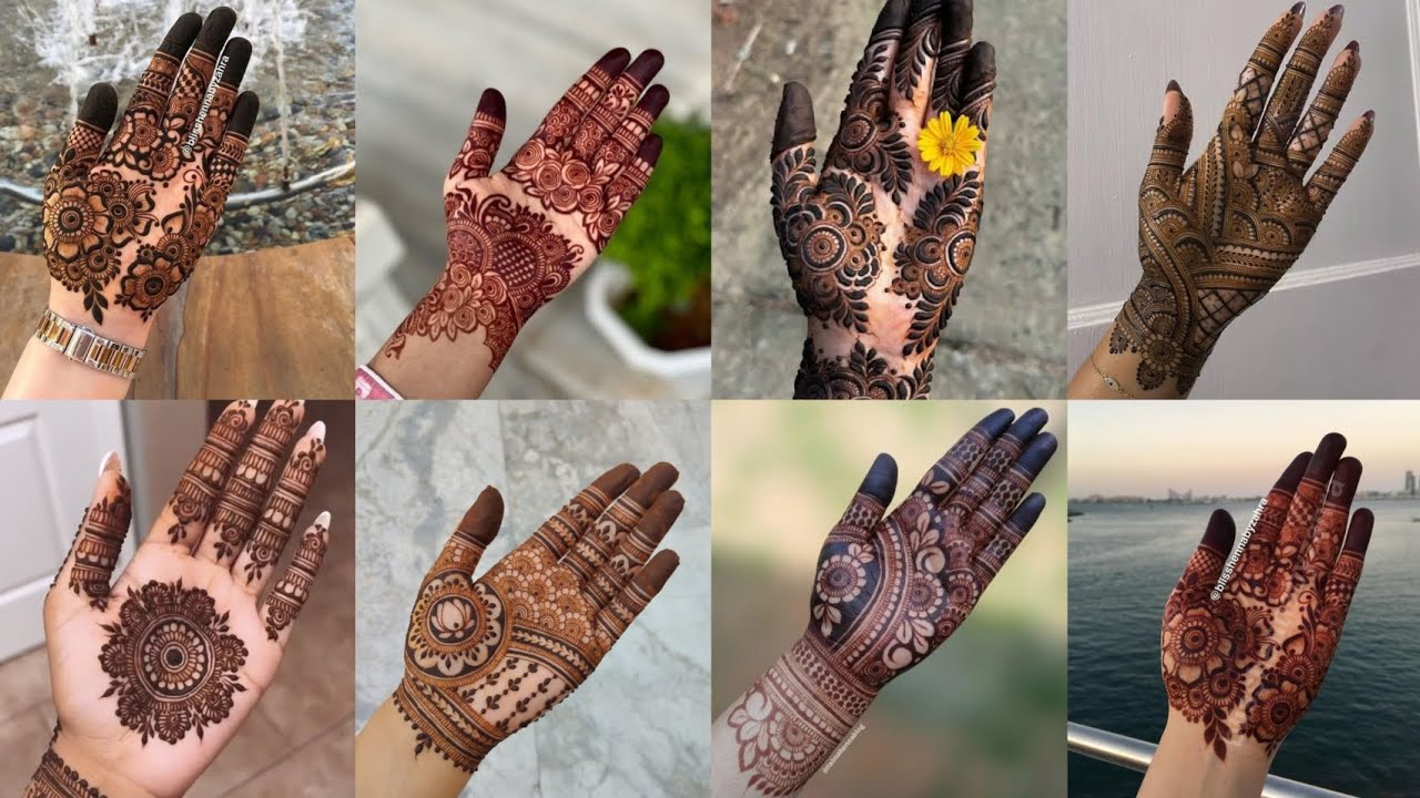 🌿New Trendy Front Hand Shot Mehndi Design | Simple & Stylish Mehandi 💚