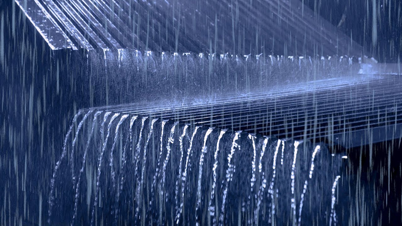 Beat stress in 3 minutes to sleep soundly with heavy rain and thunderstorm on the tin roof