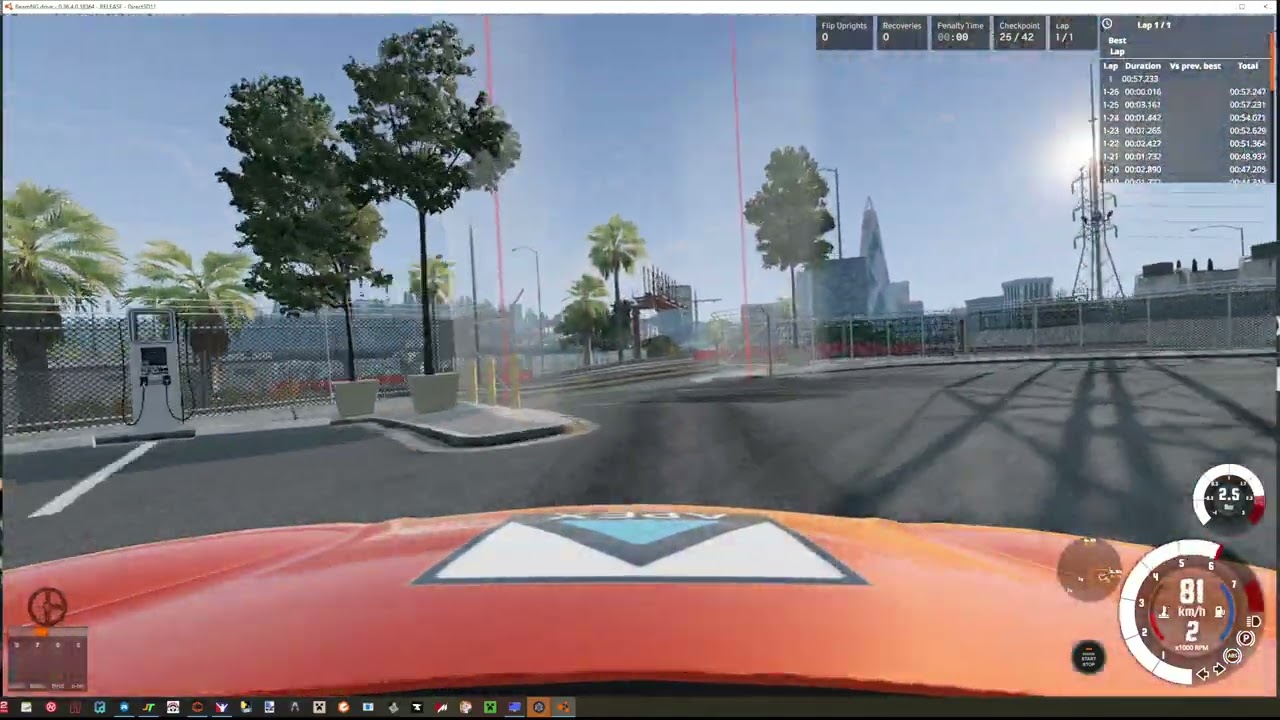 1:35.944 Garage Gauntlet BeamNG.Drive