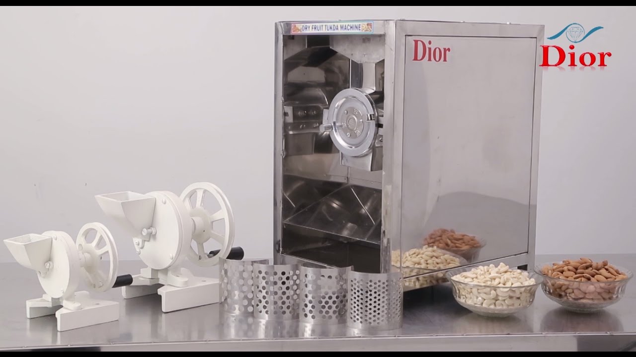 Dry Fruit Cutting Machine or Dry Fruit Tukda Machine (DFC100) (Unitech: +91-909 505 909 1)