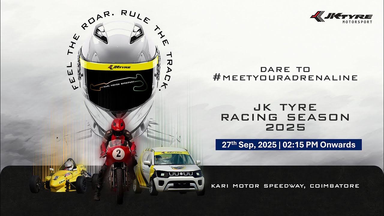 JK Tyre Racing Season 2025 : Round 2 – Day 1