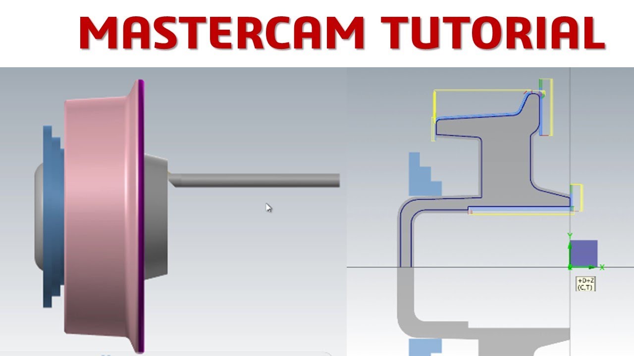 MasterCAM 2021 Tutorial #100 | Lathe Machining Metal Casting Steel
