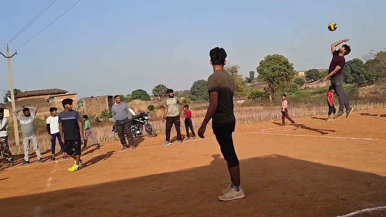 Dodhar vs Samtharhwa volleyball match, Rajo volleyball tournament 