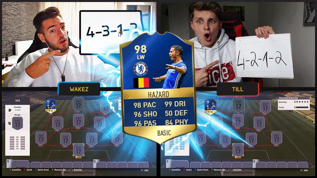 FIFA 17 TOTS HAZARD SQUAD BUILDER SHOWDOWN 😱😈🔥 TOTS SPECIAL 💯😈 vs FIFAGAMING
