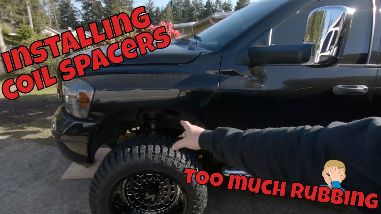 coil spacer install on a 2008 Ram 3500