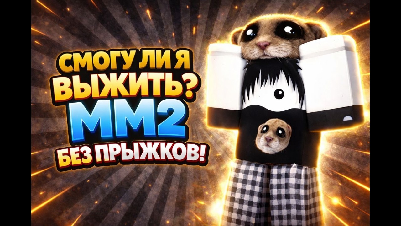 НЕЛЬЗЯ ПРЫГАТЬ В MM2! СМОГУ ЛИ Я ВЫЖИТЬ?