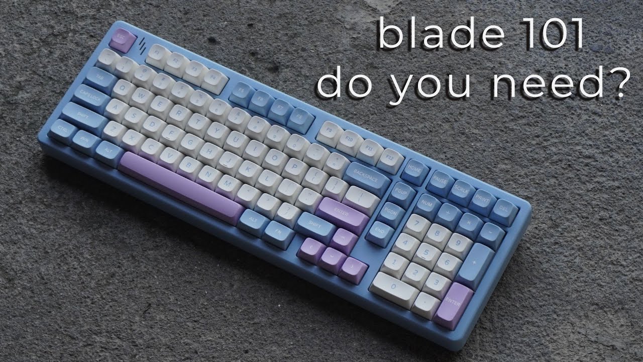 Бюджетная полноразмерная клавиатура? Blade 101 от Mechlands: полный обзор и звук!