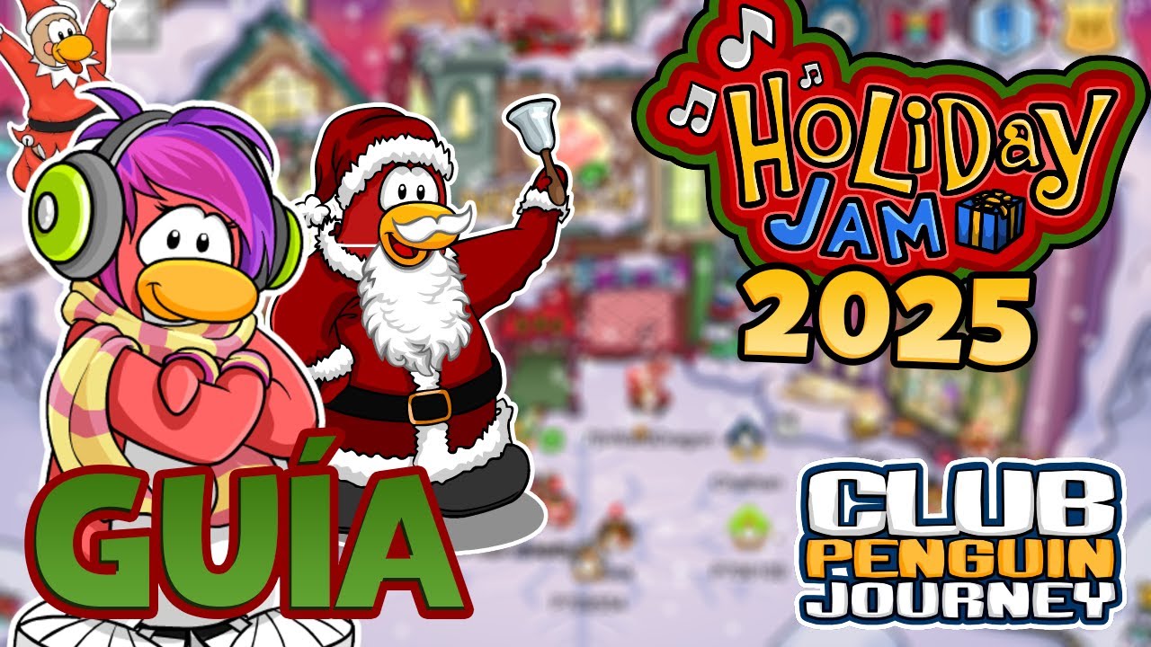 GUÍA de la FIESTA DE NAVIDAD 2025 (HOLIDAY JAM) + NUEVO CÓDIGO - Club Penguin Journey 🎄🎵