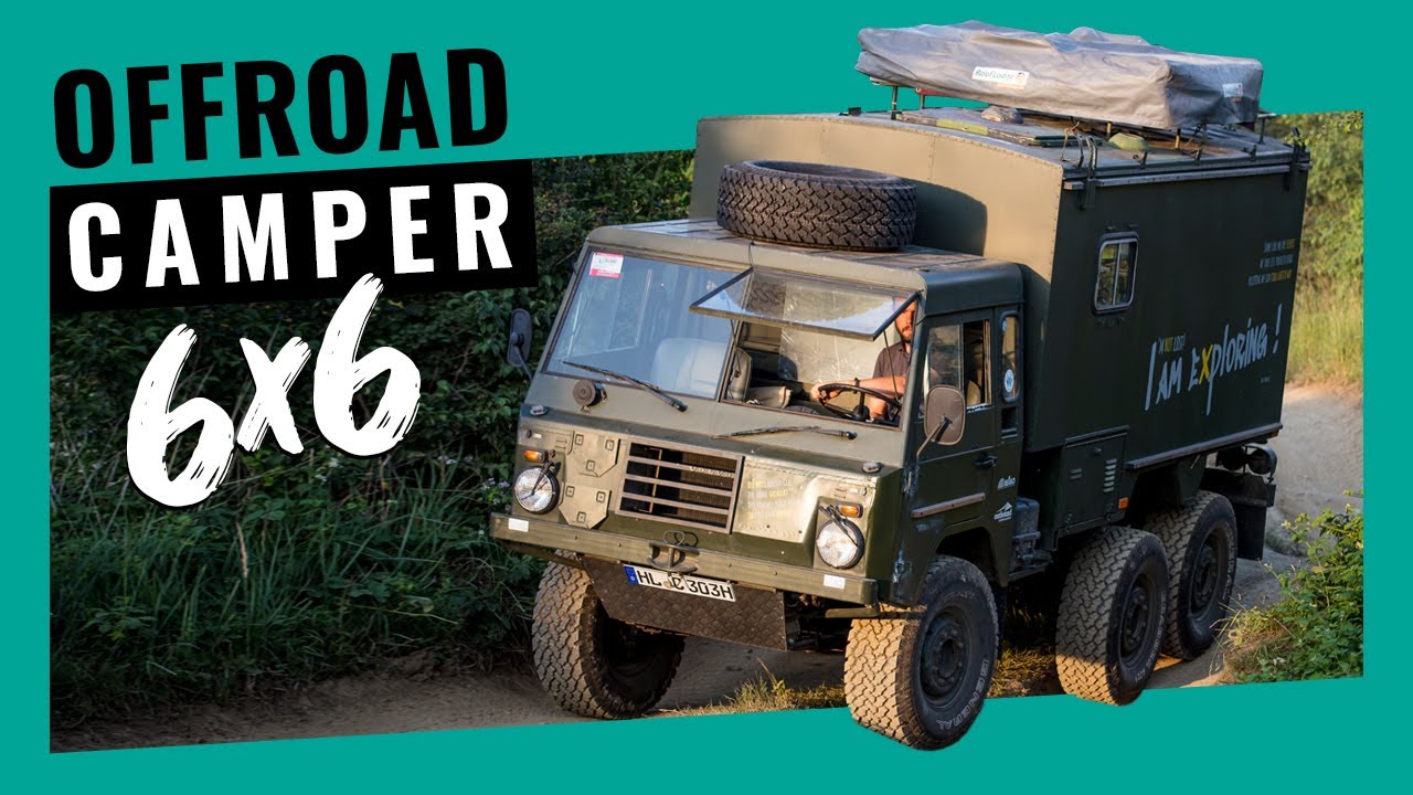 6x6 Camper Van Conversion – EXPLORER DIY Offroad Motorhome – Part 1