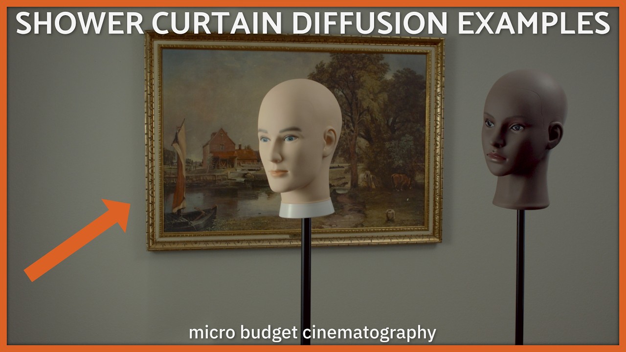 Shower Curtain Diffusion Examples | Budget Cinematography
