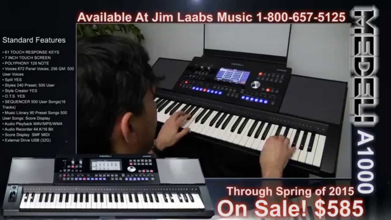 Medeli A1000 Video Demo