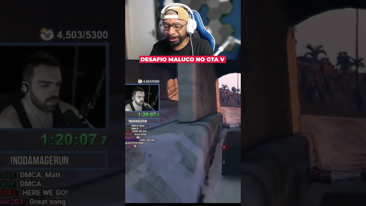 ESSE STREAMER EST&Aacute; TENTANDO FAZER ALGO IMPOSS&Iacute;VEL NO GTA V