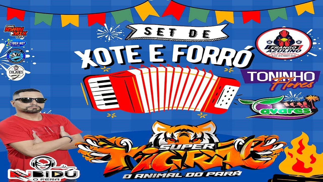 SET DE XOTE E FORRÓ DO SUPER TIGRÃO DJ BIDÚ 2024
