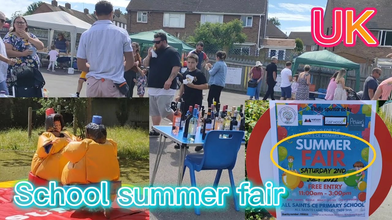 🇬🇧school summer fair Bexhill UK July 2022