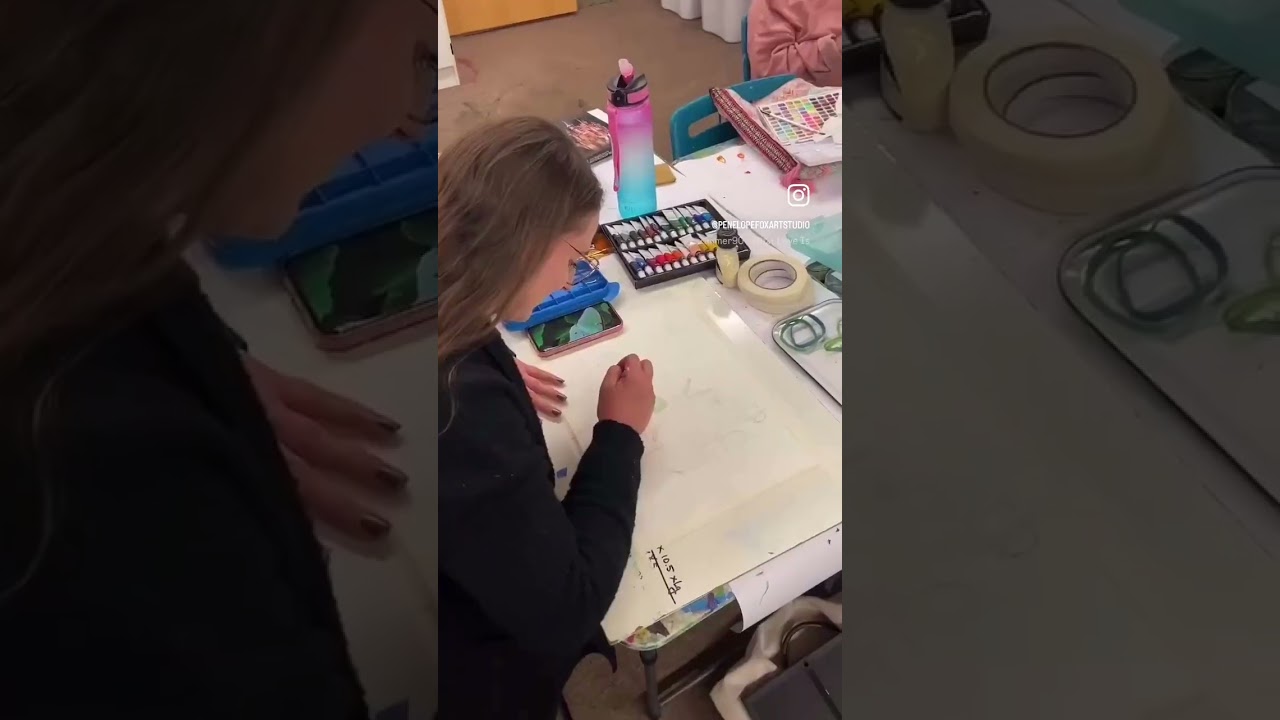 🎨 Discover the Magic of Watercolor Painting with Penelope Fox Art Studio! 🎨