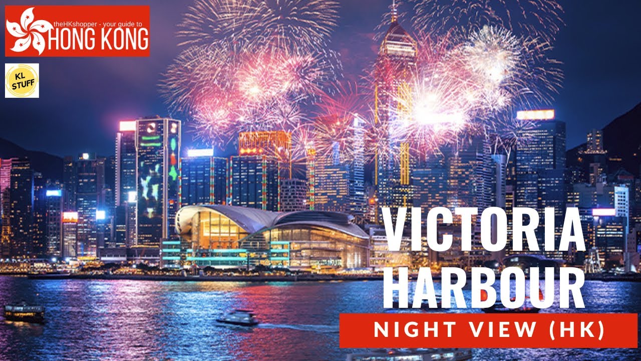 Hong Kong — Night View at Victoria Harbour | Walking Tour (2025)