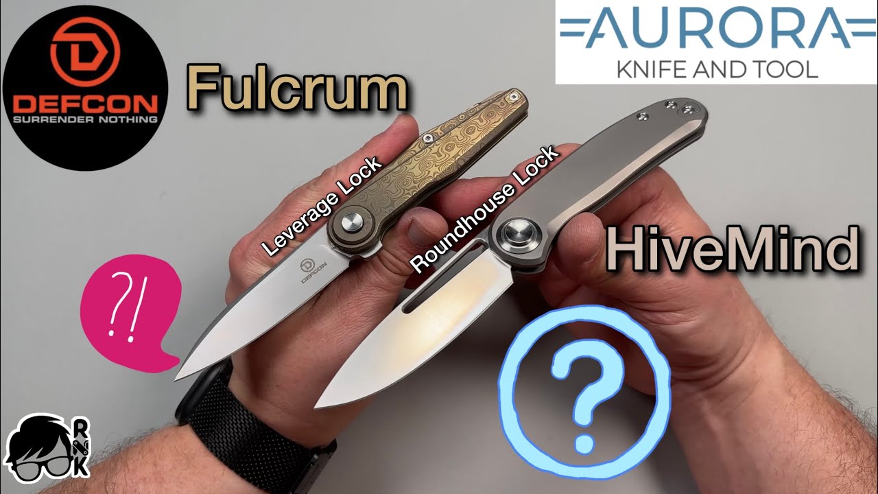 Распаковка пары интересных ножей от Aurora Knife & Tool… HiveMind и Fulcrum.