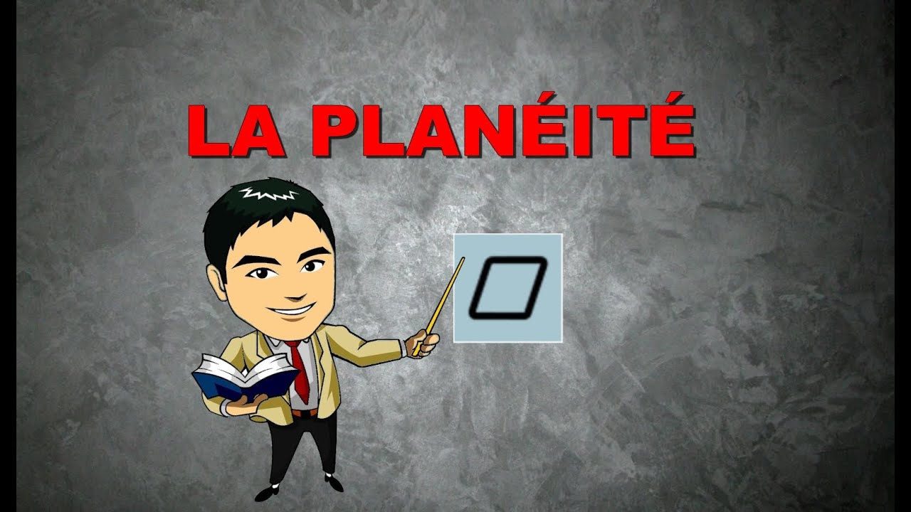 Cotation g&eacute;om&eacute;trique : La PLAN&Eacute;IT&Eacute; (COURS)