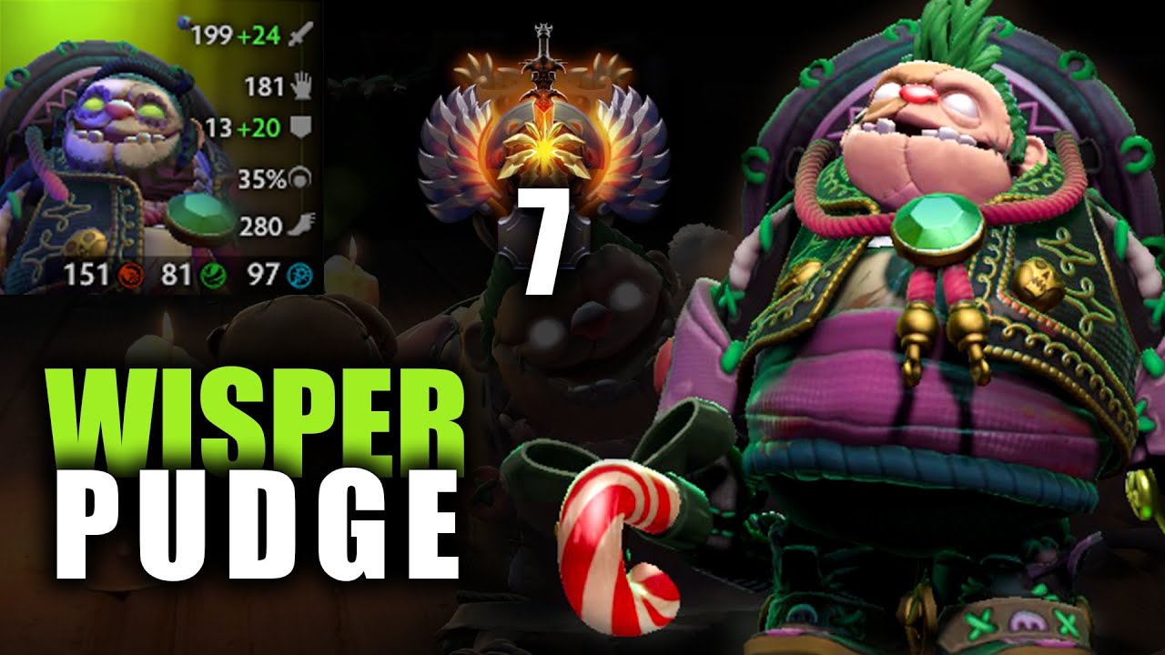 Wisper's INSANE Pudge Carry Gameplay! | Pro Dota 2 Carry Pudge Highlights - Unstoppable Pudge Build!