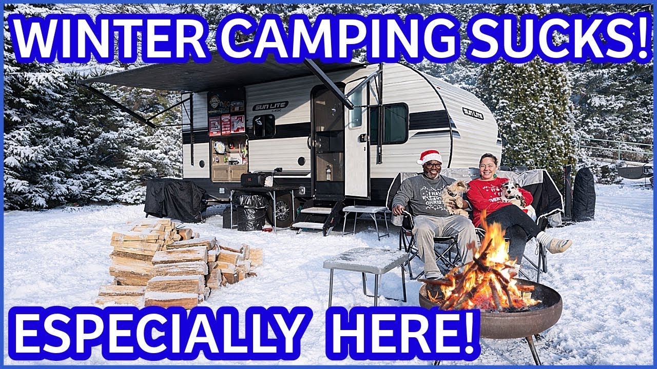 Кемпинг для автодомов Evergreen Park RV Resort - зимний глэмпинг