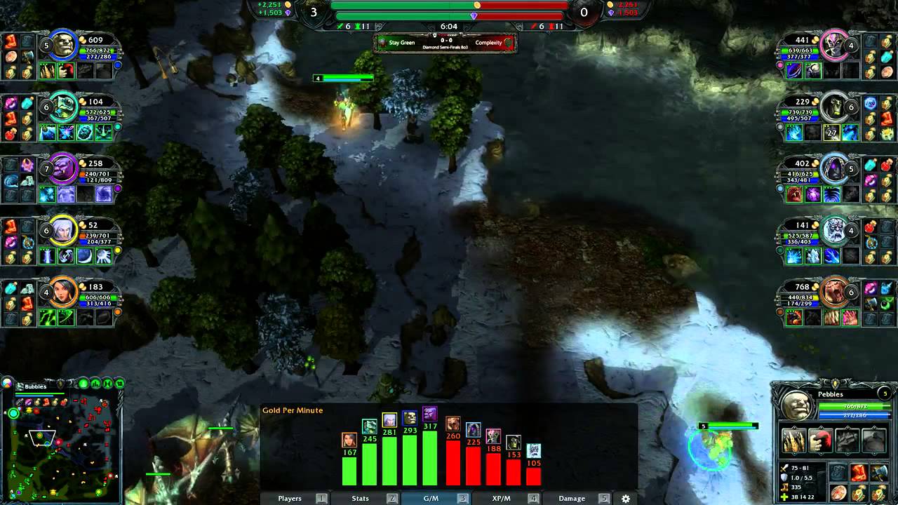 HoN Tour Cycle 2 Diamond Semi-Finals - coL vs sG game 1