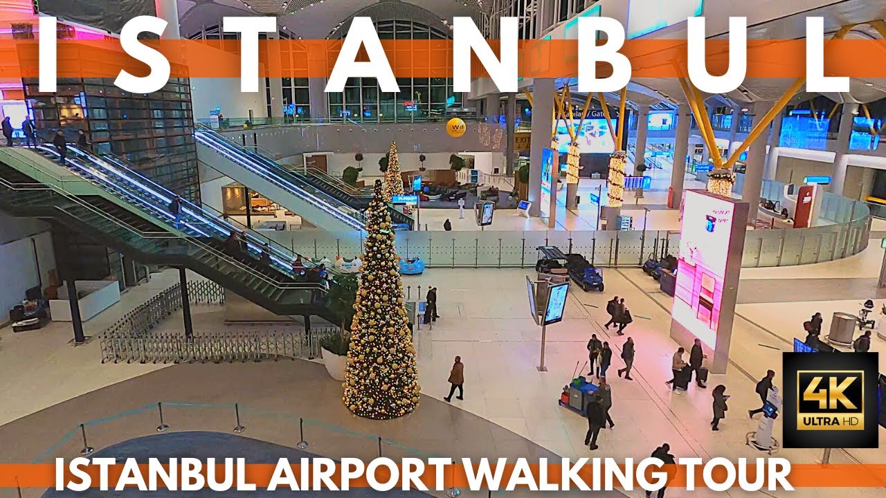 ISTANBUL AIRPORT 2022 WALKING TOUR | DOMESTIC TERMINAL,IGA PASS LOUNGE | 4K UHD 60FPS