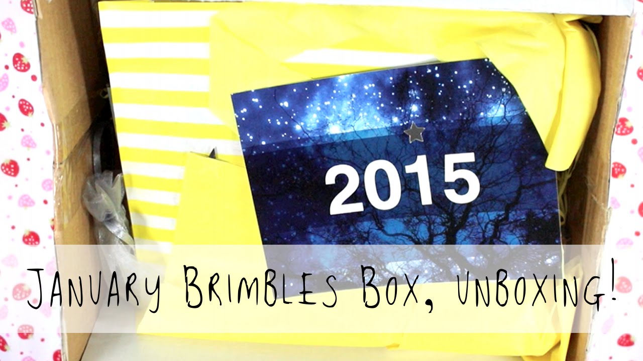 January Brimbles Box, unboxing! 2015 | MyGreenCow