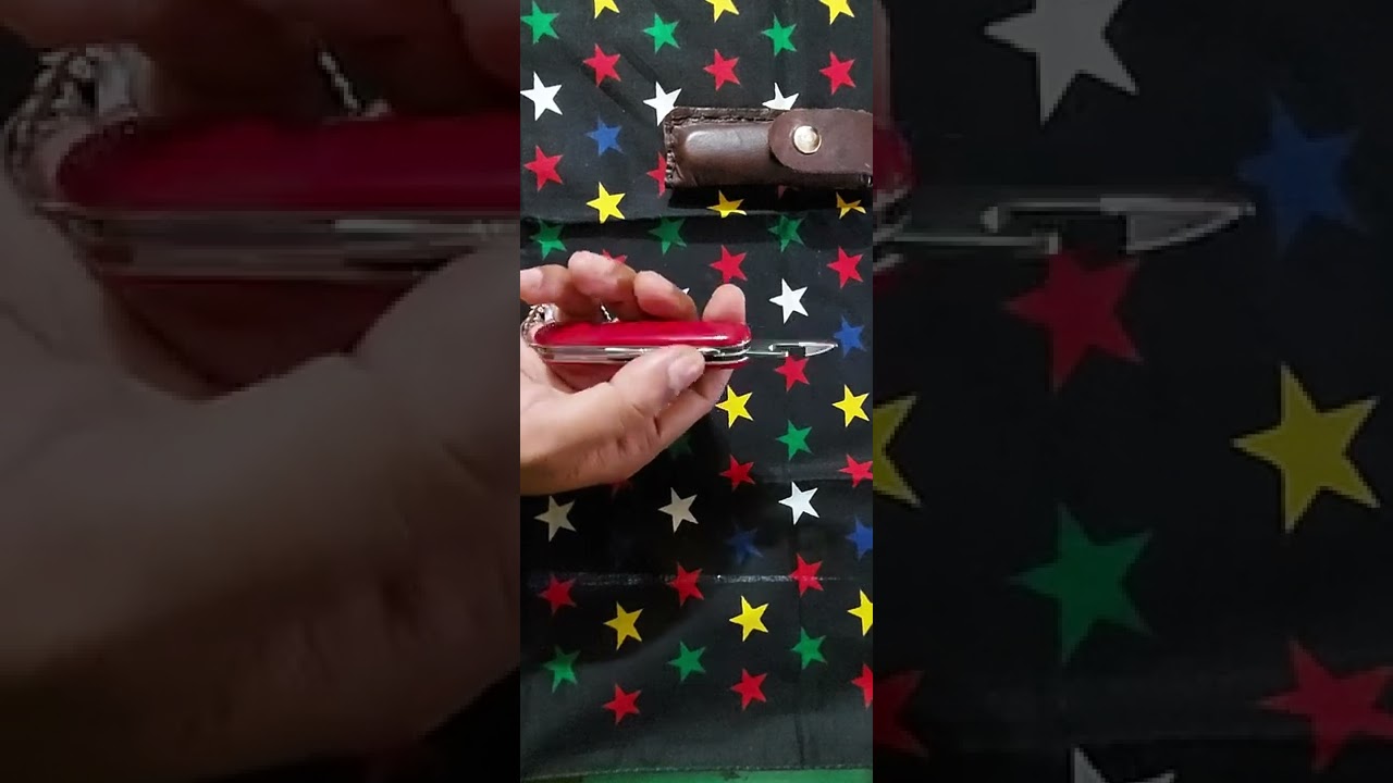 Victorinox swiss army knife  Tinker small review and DIY leather cover
