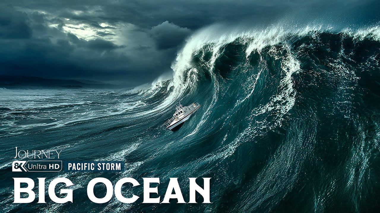Escape the Pacific: Trapped Between Endless Waves and Intense Storms | 4K Documentary