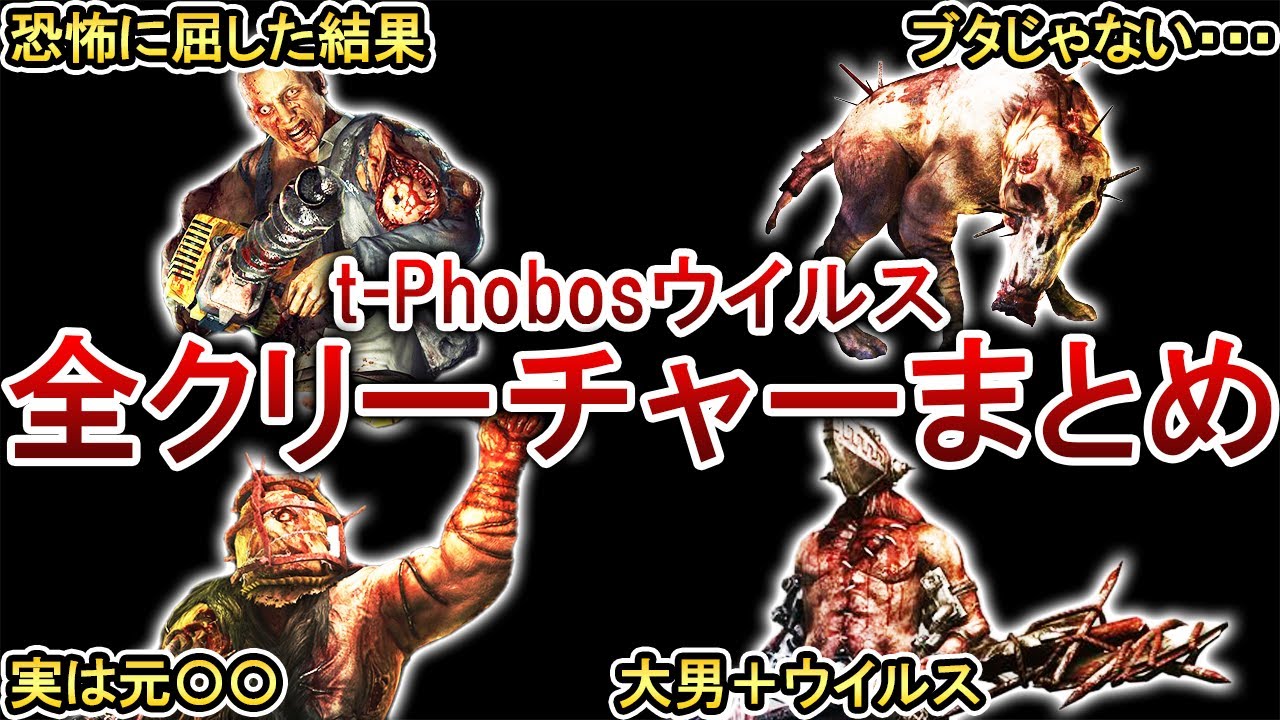 [BioRev 2] A comprehensive explanation of all 11 types of creatures caused by the t-Phobos virus!