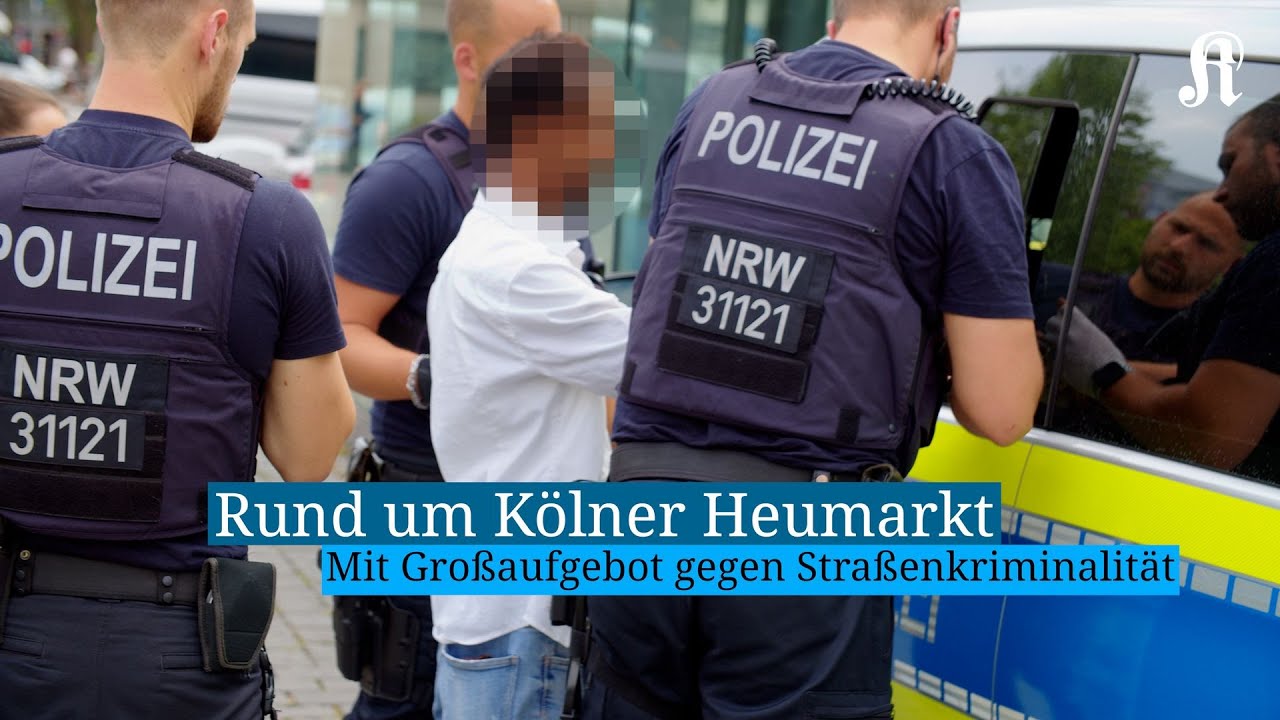 Rund um Kölner Heumarkt: Mit Großaufgebot gegen Straßenkriminalität