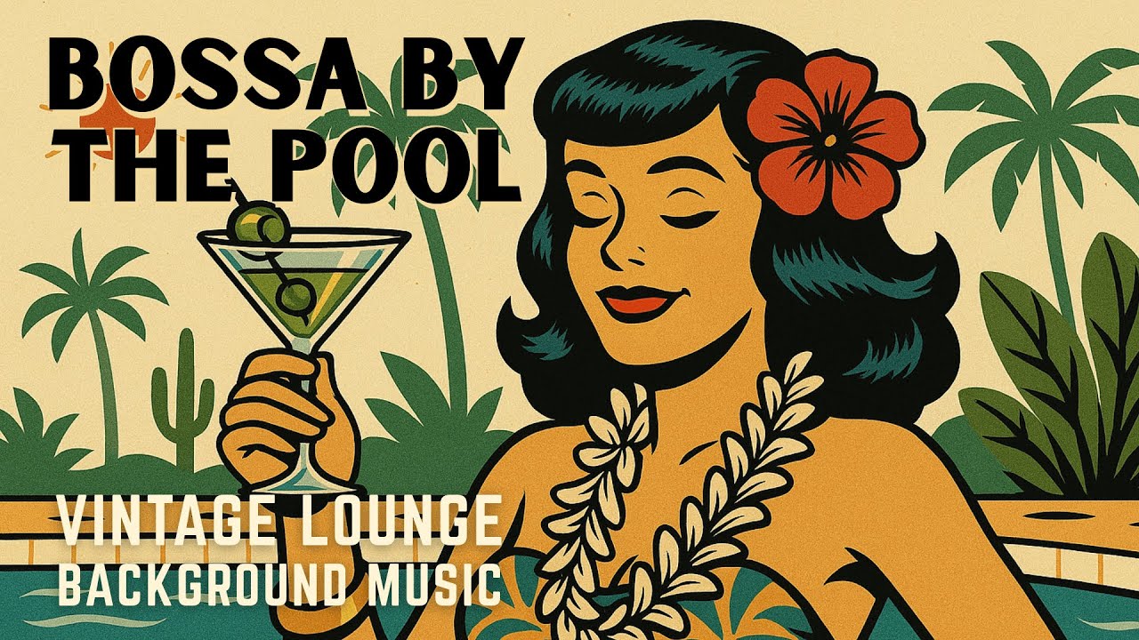 🌴 Bossa by the Pool - Vintage Bossa Nova Jazz & Hawaiian Lounge Background Music