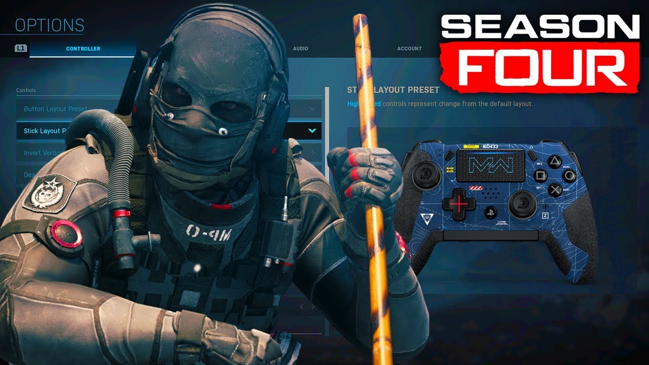 The BEST SETTINGS for SEASON 4 in Modern Warfare! (MW Season Four Controller Settings)