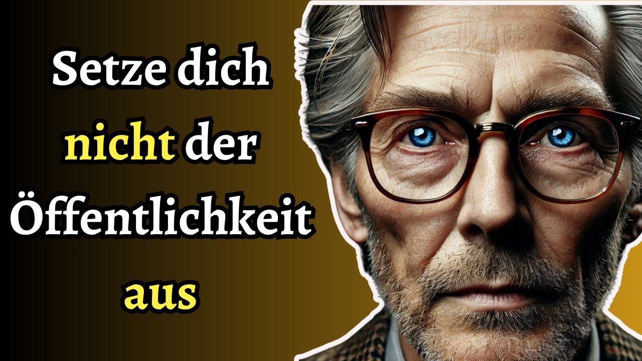 Setze dich niemals der &Ouml;ffentlichkeit aus | Stoic Kraft