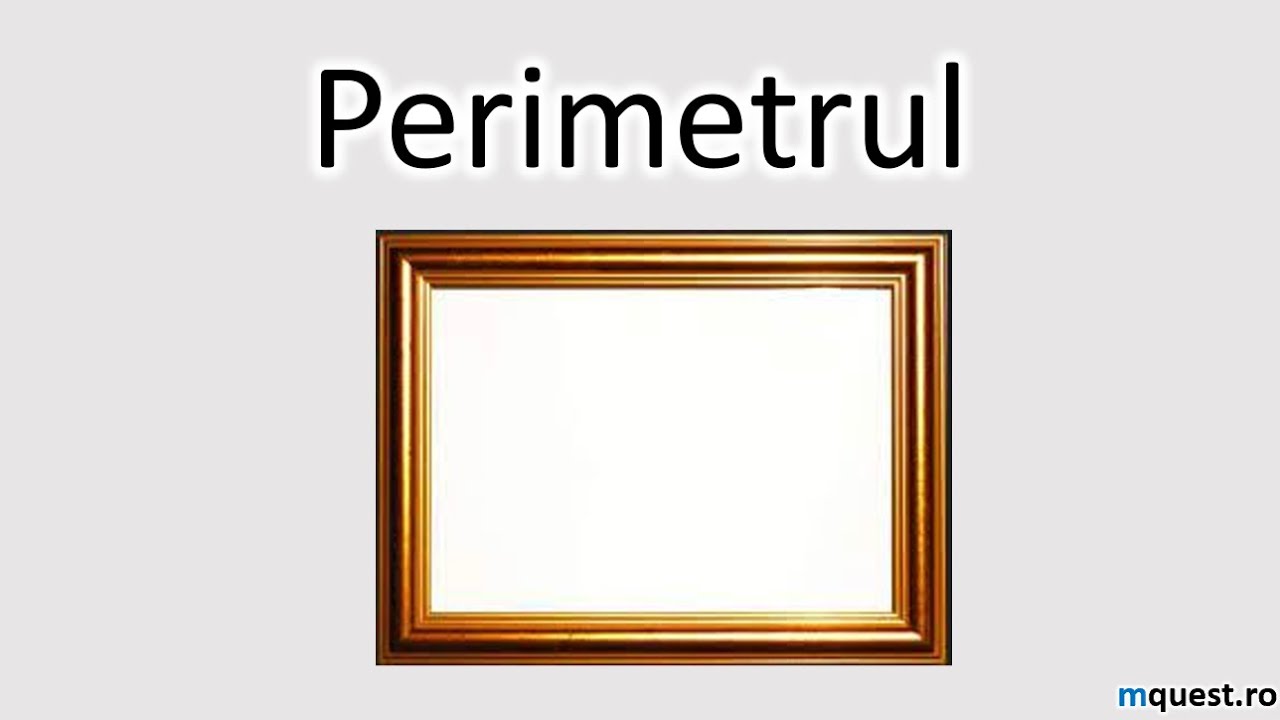 Geometrie, Perimetrul, clasa a IV-a