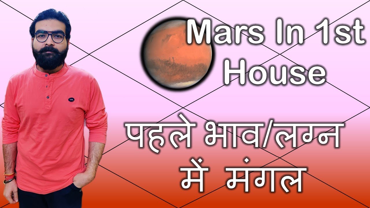 पहले भाव /लग्न में मंगल | Mars in 1st House/Ascendant | Vedic Astrology