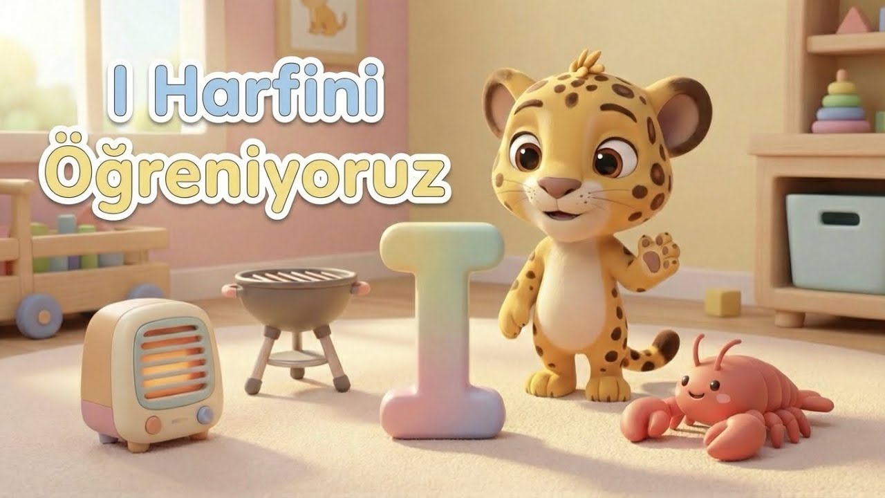 I Harfini Öğreniyoruz! 📚| Parstiko ile A’dan Z’ye Çocuk Şarkıları | Okul Öncesi  🎶