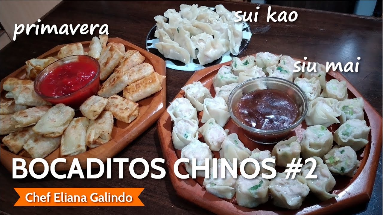 Rollitos PRIMAVERA + SIU MAI + SUI KAO al vapr | Bocaditos chinos #2 🥠