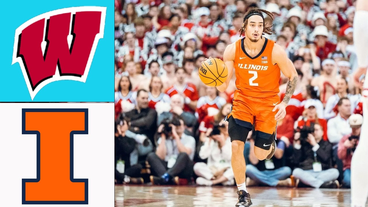 Обзор матча Wisconsin Badgers против Illinois Fighting Illini | Мужской студенческий баскетбол 2026