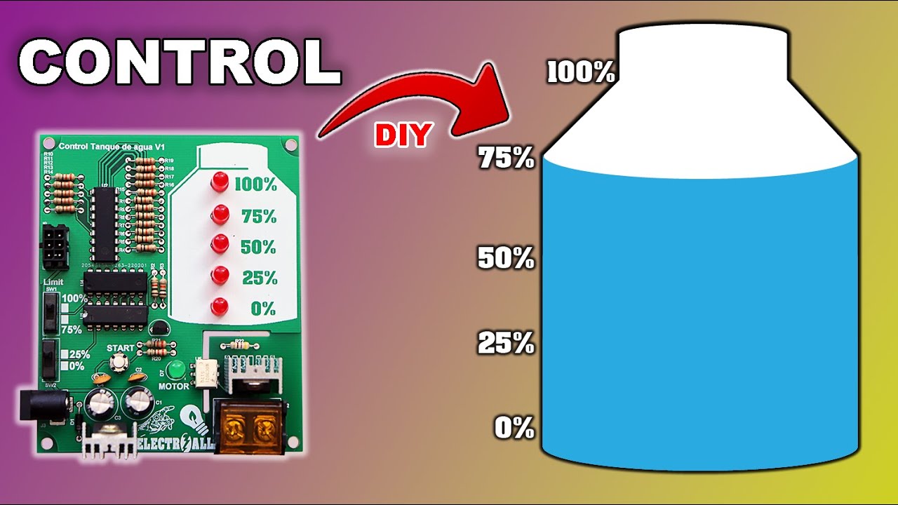 HICE una TARJETA para CONTROLAR TANQUE DE AGUA || HAZLO TU MISMO con DISPOSITIVOS comerciales