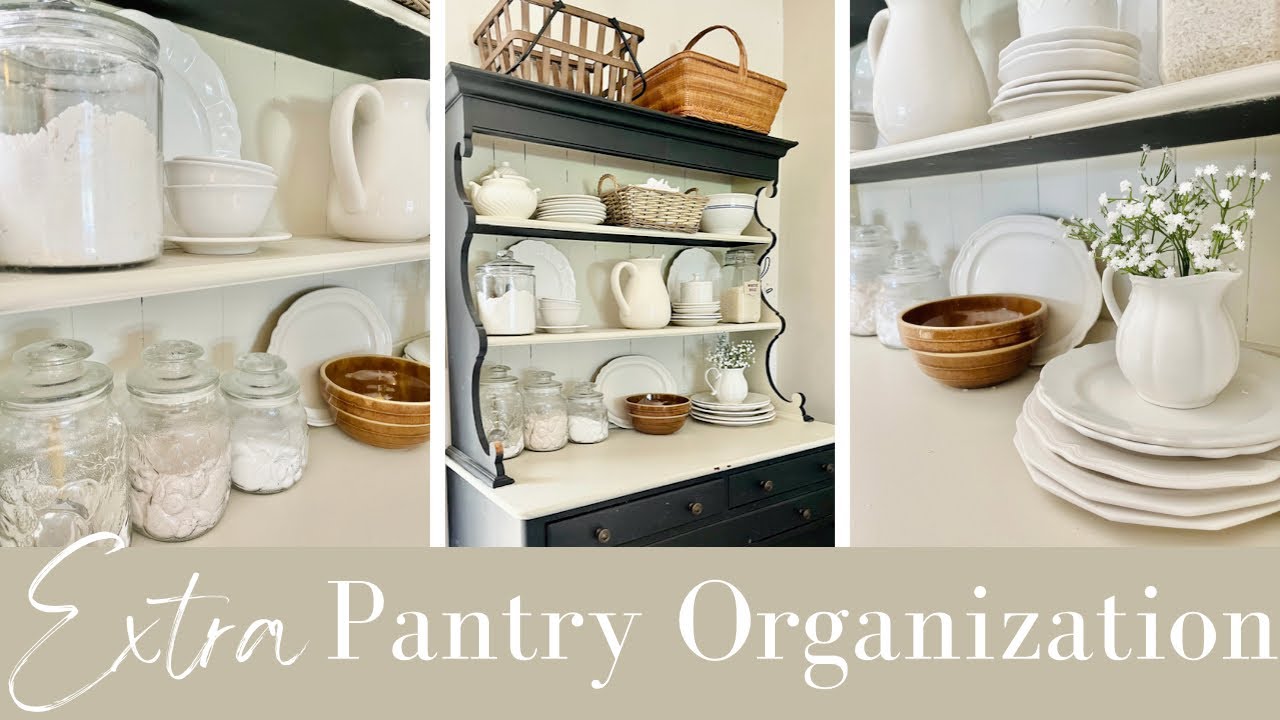 Pantry Storage Ideas | Cottage Farmhouse Pantry | Expanding my Pantry for Extra Pantry Storage!