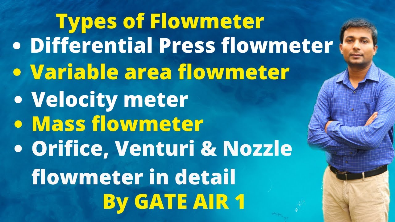 Types of flowmeter| Differential Press, Velocity & Mass flowmeter | Orifice, Venturi and Nozzle type