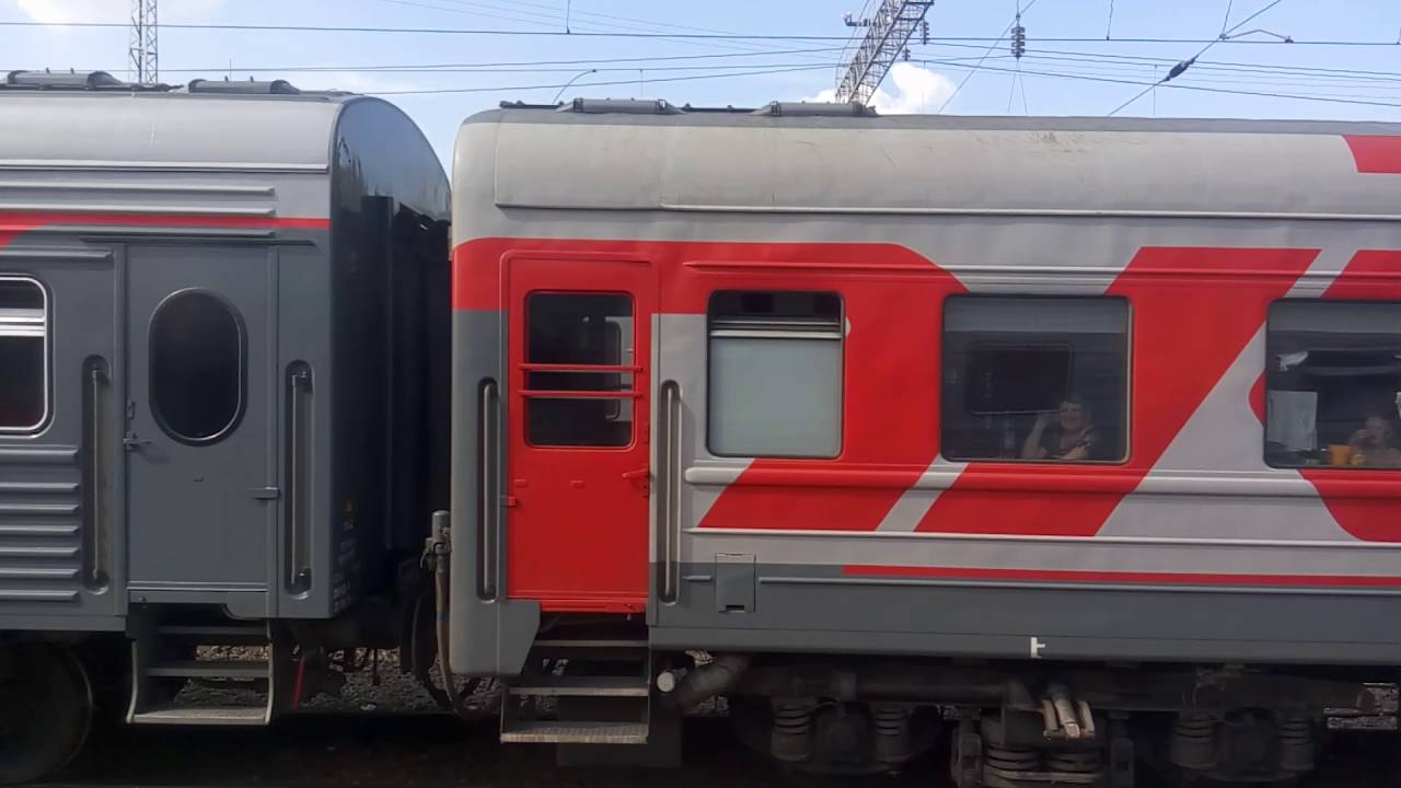 Отправление поезда №339Г Нижний Новгород - Новороссийск со ст. Пенза-1 (Full HD)