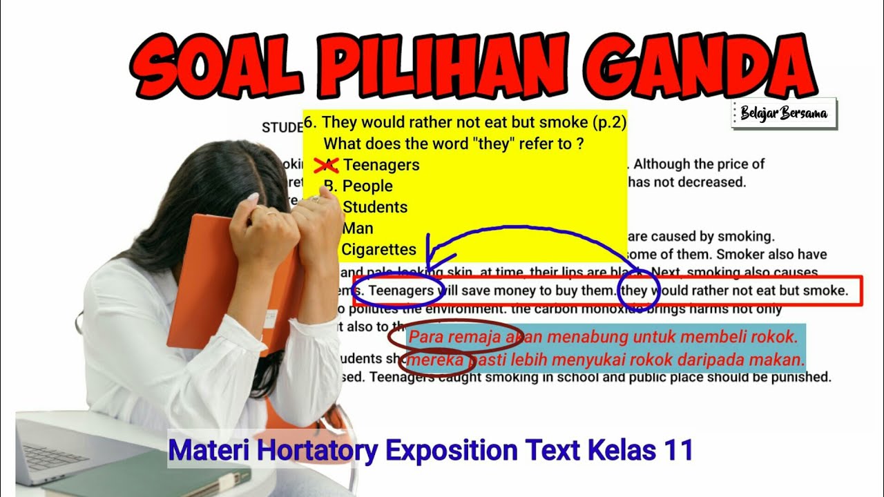 Latihan Soal Pilihan Ganda | Hortatory Exposition Text Kelas 11 SMA