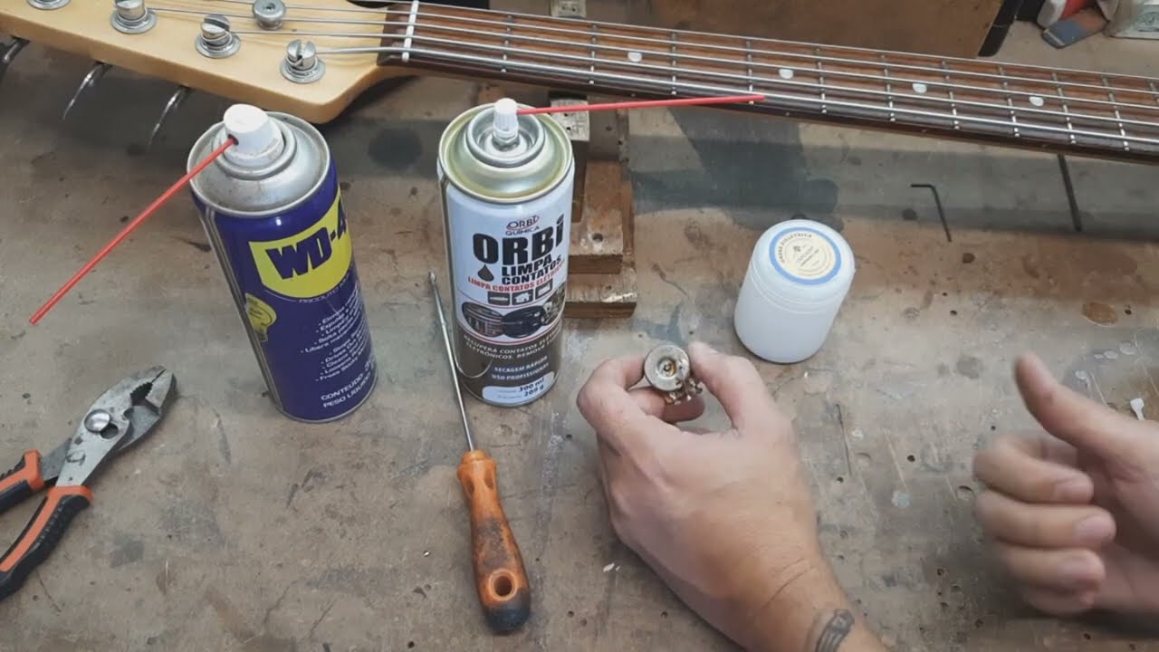 Vídeo Raiz - Luthieria - #09 (Limpeza e Lubrificação de potenciômetros)