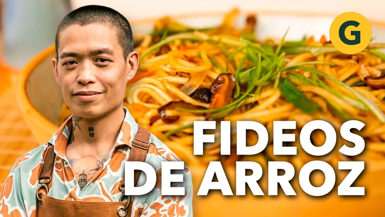 WOK de VEGETALES y CARNE con FIDEOS de ARROZ 🍜 de la mano de Walter Lui | El Gourmet