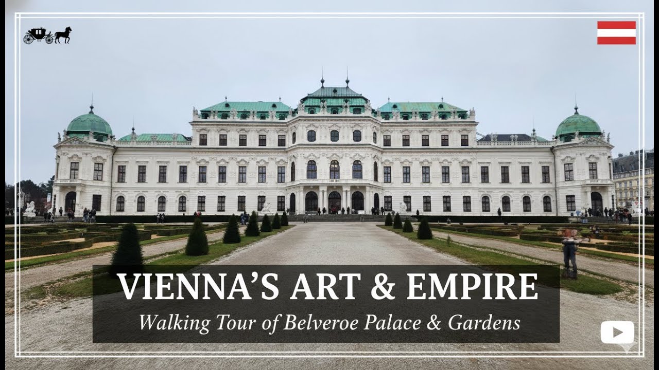 VIENNA'S ART & EMPIRE: Belvedere Palace, Gardens & Christmas Market Walk 🏰🎄