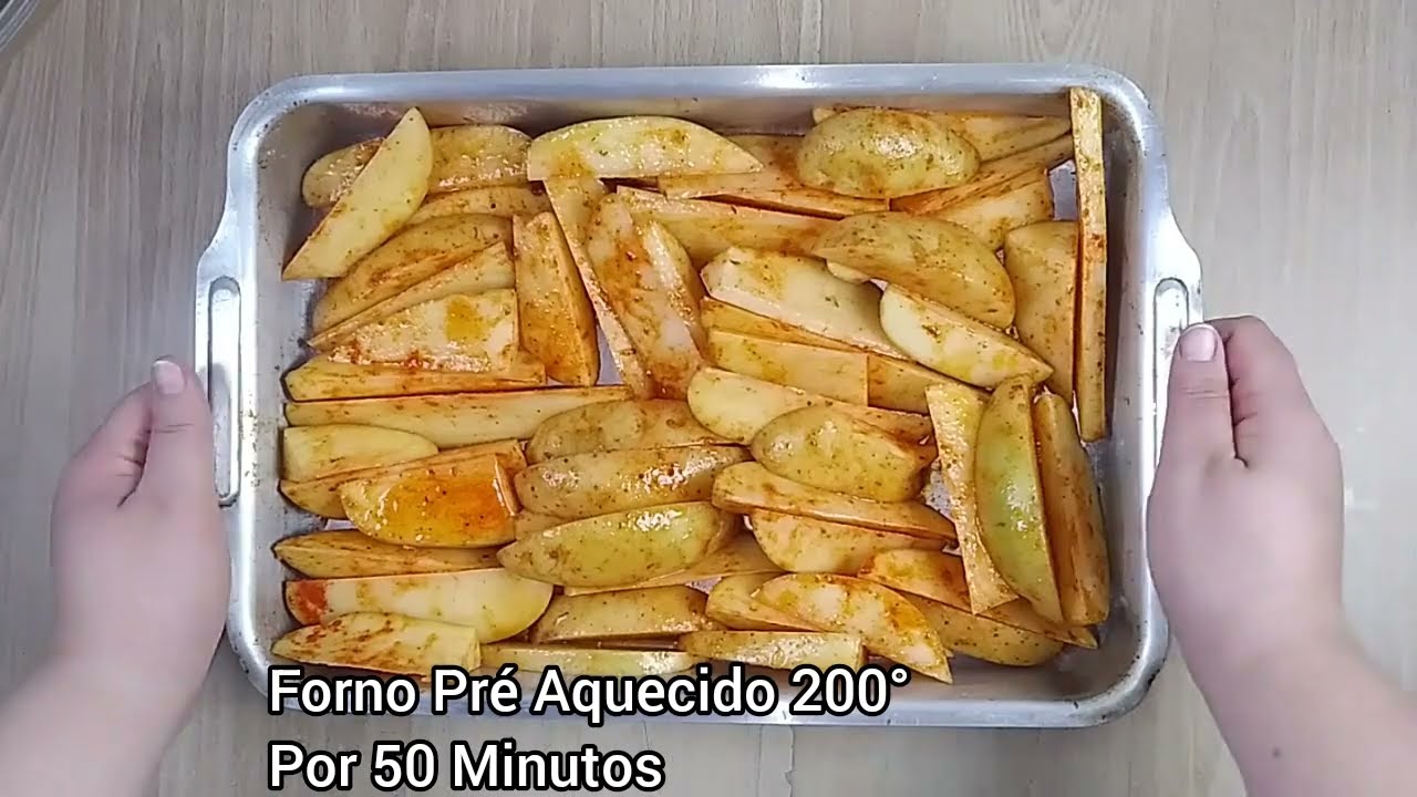 A Melhor Batata Assada Que Você Já Comeu Batata Rústica