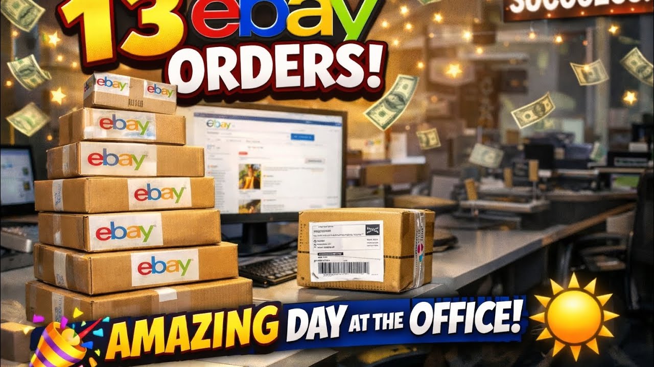 Я заработал 600 фунтов, продавая старые вещи на eBay, заказы принимались по понедельникам и вторн...