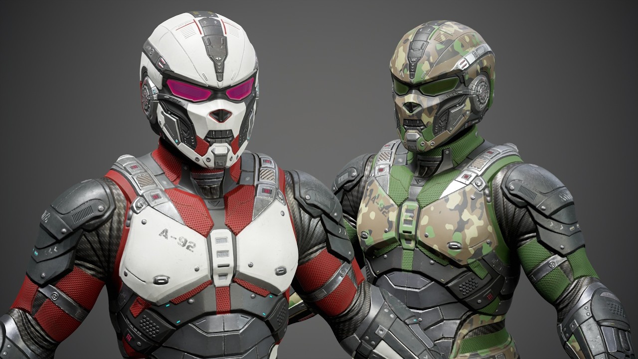 Sci-Fi Armor Pack 5 - Metahuman